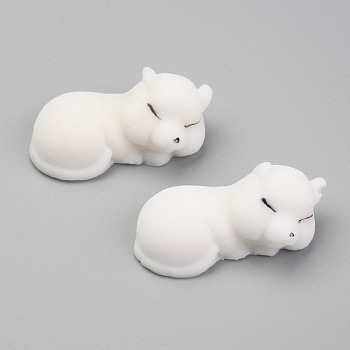Fox Shape Stress Toy, Funny Fidget Sensory Toy, for Stress Anxiety Relief, White, 45x21x19mm