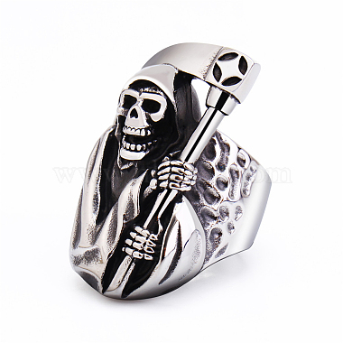 Skull Titanium Steel Finger Rings