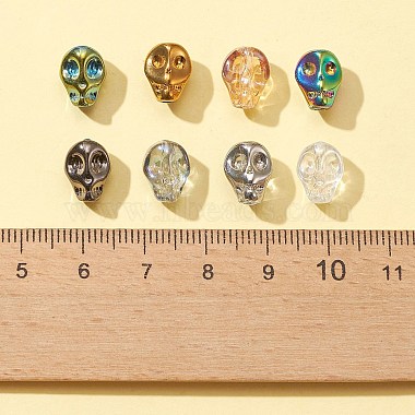 80Pcs 8 Colors Electroplate Glass Beads(EGLA-FS0001-29)-3