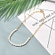 Vintage Natural Pearl Beaded Necklace for Birthday Mother's Day Gift(NJEW-JN03677)-2