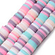 Handmade Polymer Clay Beads Strands(CLAY-R089-6mm-109)-1