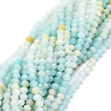 Rondelle Amazonite Beads
