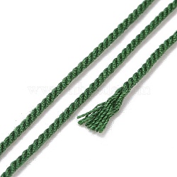 Cotton Cord, Braided Rope, with Paper Reel, for Wall Hanging, Crafts, Gift Wrapping, Sea Green, 1mm, about 32.81 Yards(30m)/Roll(OCOR-E027-01A-20)