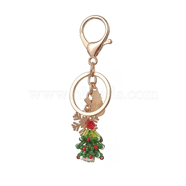 Christmas Theme Glass Keychains(KEYC-TA00011)-2