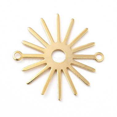 Real 24K Gold Plated Sun Brass Links