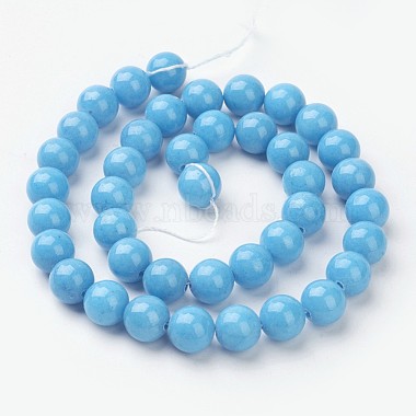 Natural Mashan Jade Round Beads Strands(X-G-D263-10mm-XS20)-3