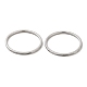 304 кольца плоские из нержавеющей стали(RJEW-I101-01D-P)-2