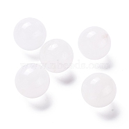 Natural Quartz Crystal Beads, Rock Crystal Beads, No Hole/Undrilled, for Wire Wrapped Pendant Making, Round, 20mm(G-D456-24)
