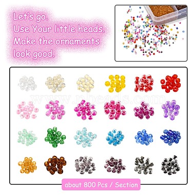 19200Pcs 24 Colors 12/0 Glass Seed Beads(SEED-YW0001-87A)-2