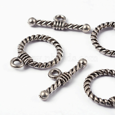 Tibetan Style Alloy Toggle Clasps(EA9138Y-NF)-3