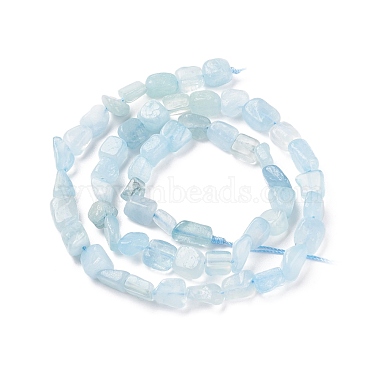 Natural Aquamarine Beads Strands(G-D0004-A02-04)-5