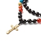 Cross Pendant Necklace(NJEW-JN03701)-1