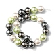 Shell Pearl Colorful Beads Strands(BSHE-F013-14M-8mm)-4