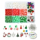 набор для изготовления рождественских браслетов своими руками(DIY-YW0006-86)-1