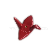 Ceramic Incense Burners Holder, Aromatherapy Furnace Home Decor, Red, 60x55x30mm(PW-WG16E2A-01)