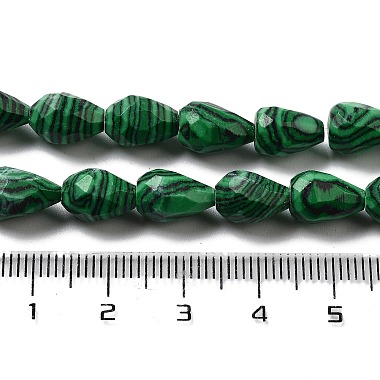 Synthetic Malachite Beads Strands(G-P520-B17-01)-5