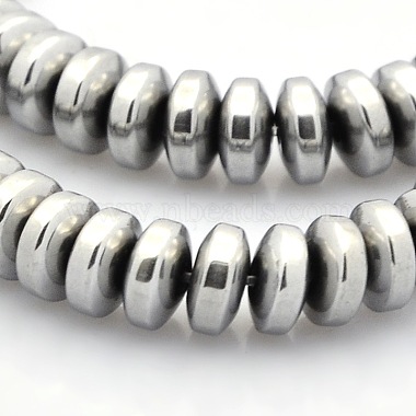 6mm Abacus Non-magnetic Hematite Beads