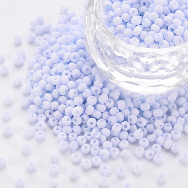 Lavender Round Glass Beads
