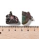 Natural & Synthetic Mixed Gemstone Pendants(G-B068-06P)-4