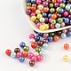ABS Plastic Imitation Pearl Round Beads(MACR-F033-8mm-M)-1