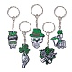 Porte-clés pendentifs en acrylique imprimés pour la saint-patrick(KEYC-JKC00523)-1