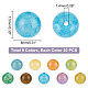 arricraft 270шт 9 цвета наборы стеклянных бусин с имитацией трещин в нефрите(GLAA-AR0001-37)-2