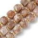Natural Sunstone Beads Strands(G-Q010-A01-01)-1