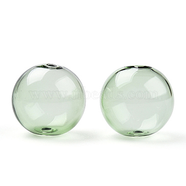Transparent Blow High Borosilicate Glass Globe Beads(GLAA-T003-09D)-2