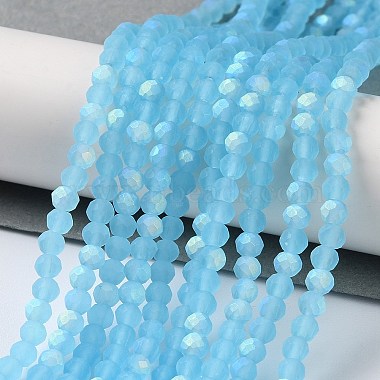 Imitation Jade Glass Beads Strands(EGLA-A034-T3mm-MB08)-2