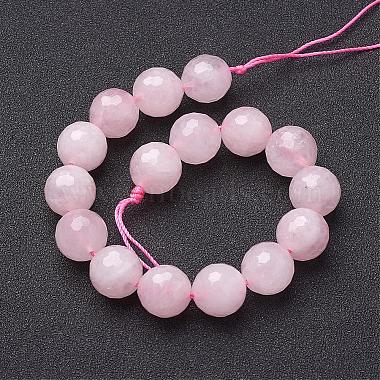 Natural Rose Quartz Beads Strands(G-G099-F12mm-15)-4