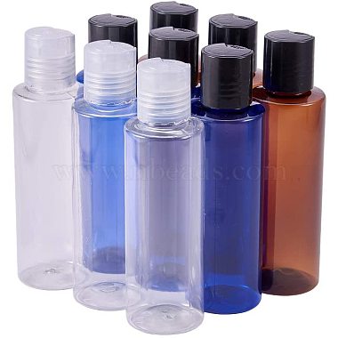 PET Plastic Press Cap Transparent Bottles(MRMJ-BC0001-28)-2