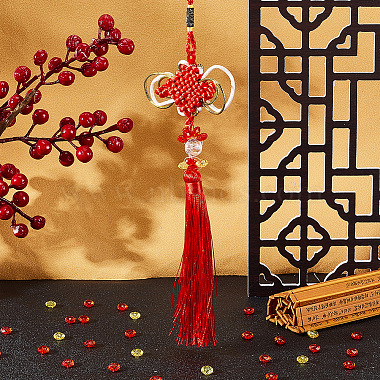 1 Bag DIY Handmade Beaded Weaving Gourd Pendant Decoration Kit(DIY-AR0002-57)-5