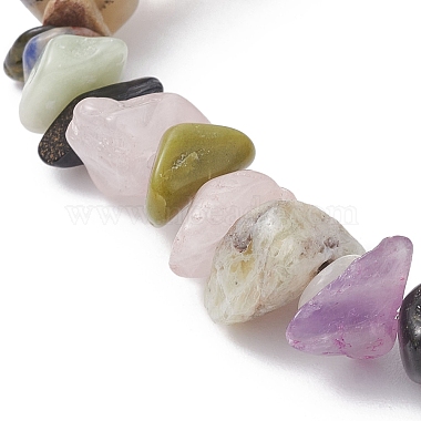 браслет из бусин из натуральных и синтетических смешанных драгоценных камней(BJEW-JB09686-07)-2