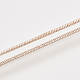 Laiton chaîne serpent création de collier(MAK-T006-11A-RG)-3
