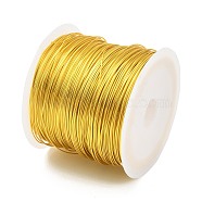 Copper Craft Wire, Round, Golden, 24 Gauge, 0.5mm, about 170.60 Feet(52m)/Roll(CWIR-CJC0001-12B)