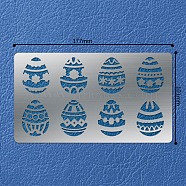 304 Stainless Steel Cutting Dies Stencils, for DIY Scrapbooking/Photo Album, Decorative Embossing DIY Paper Card, The Easter Egg, Easter Theme Pattern, 10.1x17.7cm(DIY-WH0242-077)