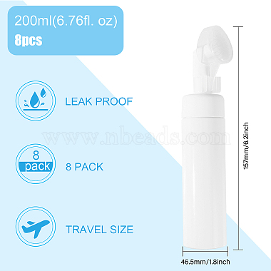 詰め替え可能なPETGプラスチック泡ソープディスペンサー(AJEW-WH0166-49)-2