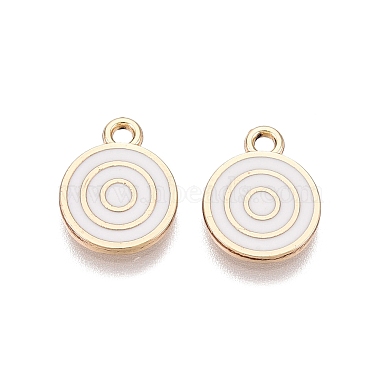 Rack Plating Alloy Enamel Pendants(ENAM-N070-01B-01G-01)-1
