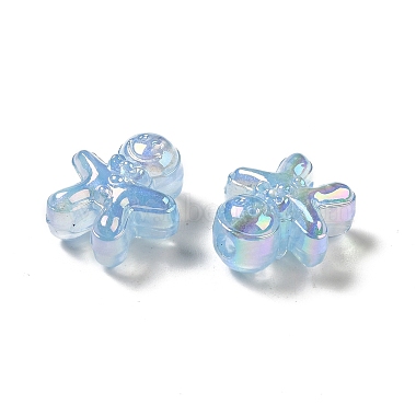 placage uv perles acryliques irisées arc-en-ciel(X-PACR-M002-11)-5