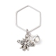 Alloy Bees and Iron Bell Pendant Decoration(HJEW-JM01307-02)-2