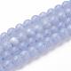 Natural Blue Chalcedony Bead Strands(X-G-R193-02-4mm)-1