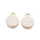 Rack Plating Alloy Enamel Pendants(ENAM-N070-01B-01G-01)-1