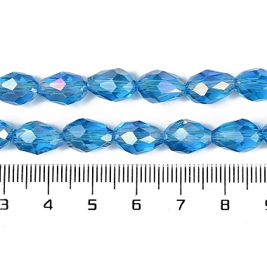 Transparent Electroplate Glass Beads Strands(EGLA-N013-T6mm-B17)-4