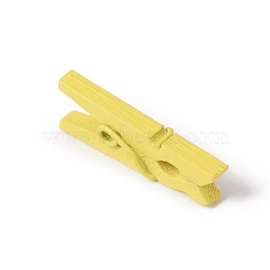 Natural Wooden Craft Pegs Clips(WOOD-E010-02D)-2