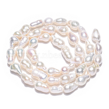 Perle baroque naturelle perles de perles de keshi(PEAR-S020-F10-02)-4