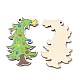 большие деревянные подвески с рождественским принтом на одно лицо(WOOD-D025-31)-1