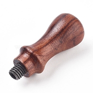 Pear Wood Handle, for Wax Seal Stamp, Wedding Invitations Making, BurlyWood, 54.5x21.5mm, Inner Diameter: 7.5mm(AJEW-WH0121-35H)