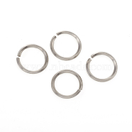 304 Stainless Steel Jump Ring, Open Jump Rings, Stainless Steel Color, 14x1.5mm, Inner Diameter: 11mm(STAS-G224-22P-07)