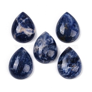 Natural Sodalite Cabochons, Teardrop, 20~20.5x15~15.5x6.5~7mm(G-H094-01A-21)