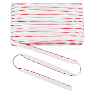 Polyester Book Headbands, for Book Binding Decoration, Red, 5/8 inch(15mm), about 109.36 Yards(100m)/Roll(OCOR-WH0073-61A)